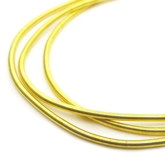 Канитель мягкая, гладкая KAN/KIC, 1,5 мм, матовый, золото