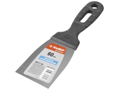 ЗУБР 60 мм, пластиковая ручка, нержавеющий, шпатель (10077-06)