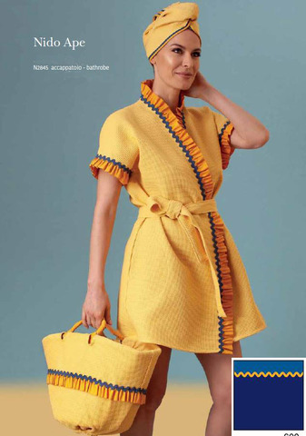 Халат Luna di Giorno Nido Ape 2845 600 bludiesel синий