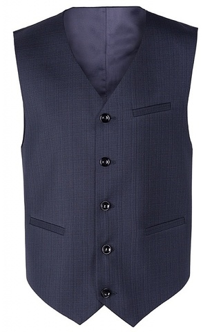 Темно-синий жилет STENSER 164-194