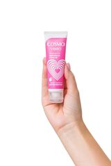 Возбуждающий гель на водно-силиконовой основе Cosmo Vibro с ароматом земляники - 50 гр. - 