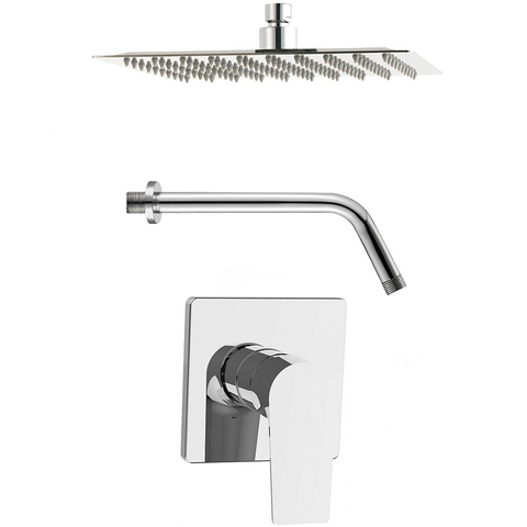 Aquanet 257151 STATIC 1.08 Встр. Смеситель c верхним душем (257151)