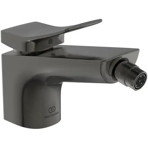 Ideal Standard BC760A5 CONCA Однорукоятковый смеситель для биде с донным клапаном, магнетик серый (271882)