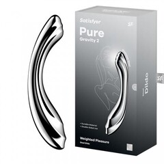 Фаллоимитатор Satisfyer Pure Gravity 2 (сталь)