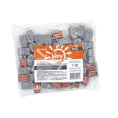 00-1-502 Клемма соединительная, 2-х проводная, 400В, 32А, 50 шт. (Very)