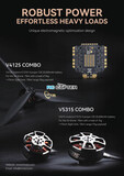 Пропеллер нейлоновый C15x08x3 трёхлопастной Cinelifter T-Motor (пара)
