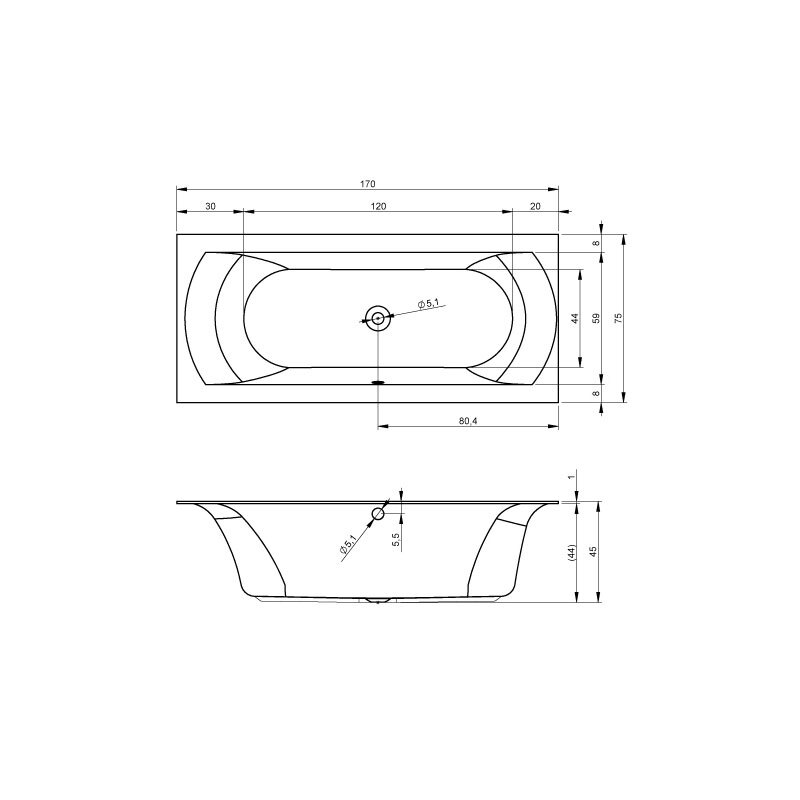 ванна Riho Linares