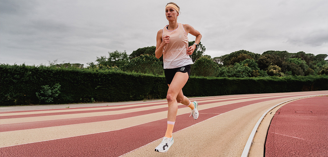 Носки V4 Run Hi BUFF ORANGE/ROSEATE