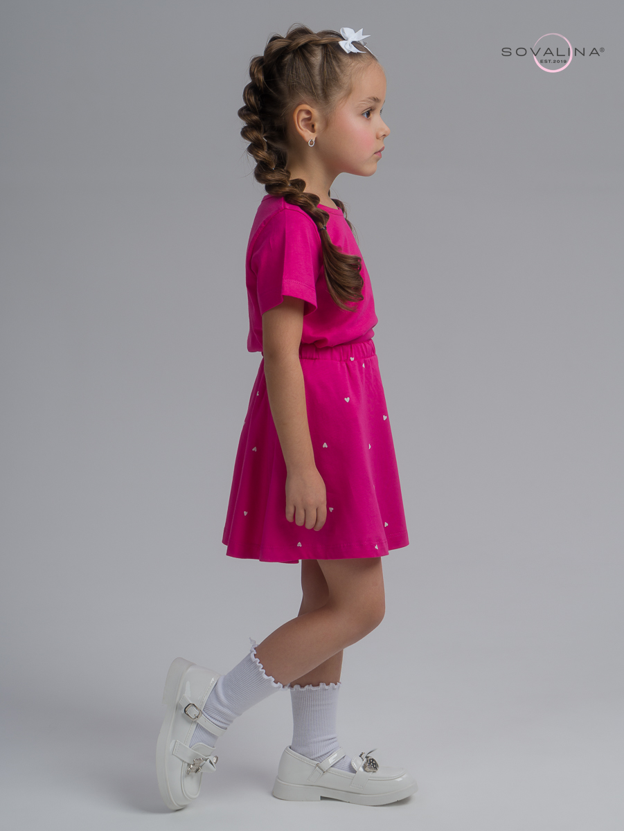 Костюм Мальвина SG фуксия-сердечки барби