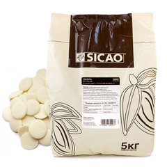 Глазурь шоколадная белая (Sicao - Сикао), 0,25 кг