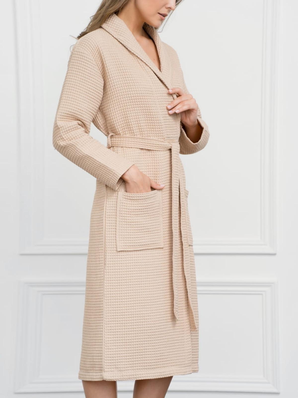 Халат Arya Вафельный Бежевый