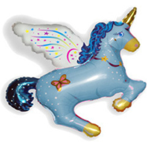 F Мини-фигура Единорог (синий) 14