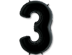 Г 40''/102 см, Цифра Черный (Black) 