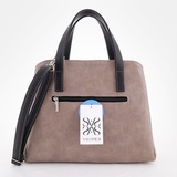 Сумка Саломея 166 македония тауп + черный