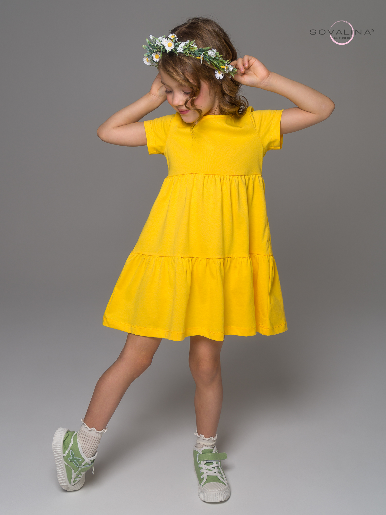 Платье Тия  желтый 3025