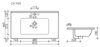 Ceramica Nova Element CN7005MB Раковина накладная прямоугольная, 81x46.5, цвет: чёрный