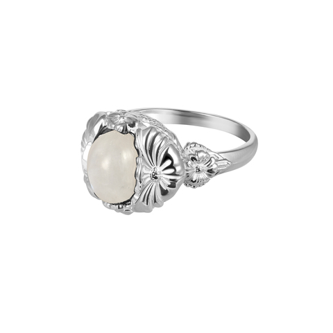 SYMPTOM Кольцо LOLLY POPPY (L) лунный камень