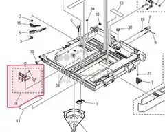 Пластина Canon Plate, back end limit original FL3-3193-000