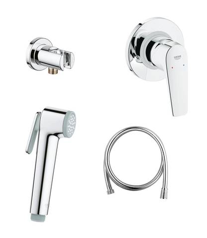 Комплект гигиенического душа со смесителем Grohe BauFlow 124900