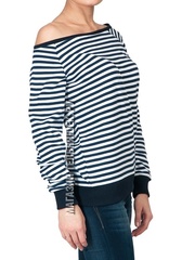 Купить Свитшот в морском стиле с заниженным плечом в Магазине тельняшек