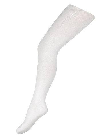 Белые хлопковые колготки Arina+Nikey