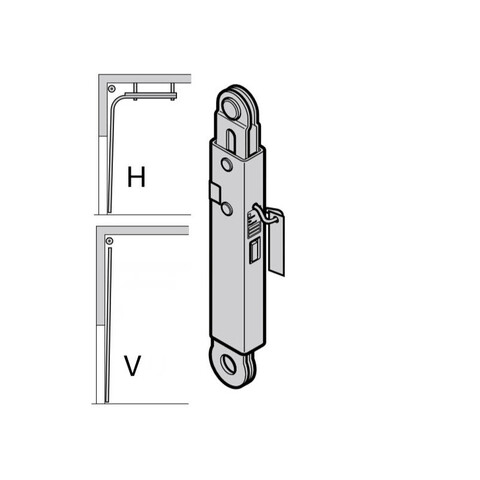 Улавливающее устройство, тип H, V  для ворот Херманн