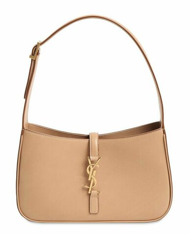 Сумка Saint Laurent Le 5 à 7 Hobo бежевый