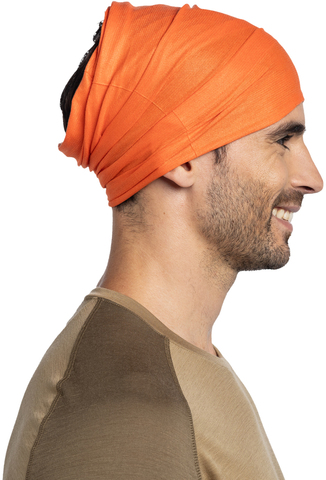 Картинка бандана-труба Buff CoolNet Solid Poppy - 3