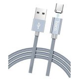 Кабель USB - Type-C 2A магнитный Hoco U40A 1м (100 см) (Серебро)