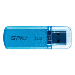 Флеш-память Silicon Power Helios 101, 32Gb, USB 2.0, син, SP032GBUF2101V1B