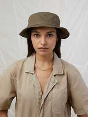 Панама Alpha Industries Cotton Bucket Hat Olive (Зеленая)