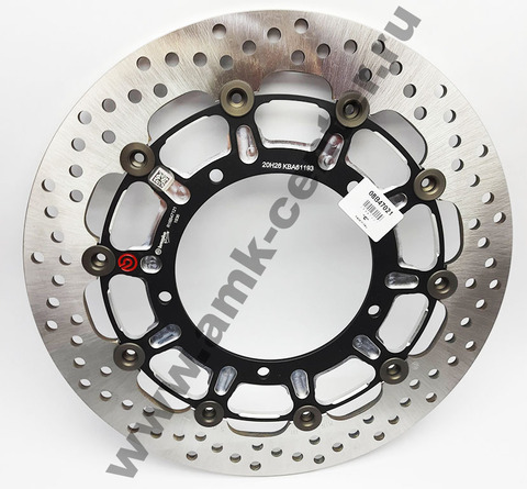 208B47021 Комплект тормозных дисков Brembo High Performance Groove Front Rotors Yamaha 2шт