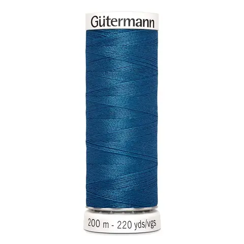 Нить Sew-All 200 м, Gutermann, 966 св.синяя бирюза