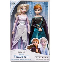 Дисней Холодное сердце 2 королевский набор Анна и Эльза 29 см