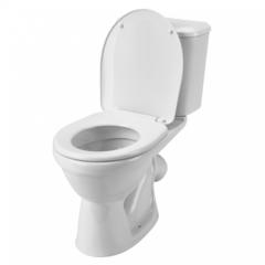 Унитаз-компакт Бореаль 1WH301704 с диагональным выпуском, антивсплеск