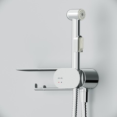 Смеситель с гигиеническим душем и полкой AM.PM LIKE - F0202600