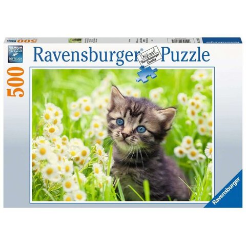 Puzzle Kätzchen in der Wiese 500 pcs