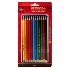 Карандаши цветные художественные KOH-I-NOOR POLYCOLOR 3822, 12 цветов