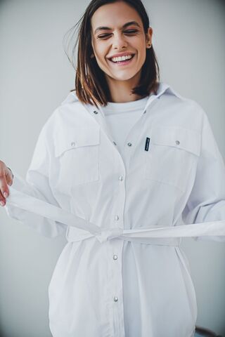 Блуза женская м296 сансара белый