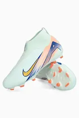 Бутсы Nike Zoom Mercurial Superfly 10 Academy MDS FG/MG Junior - голубой