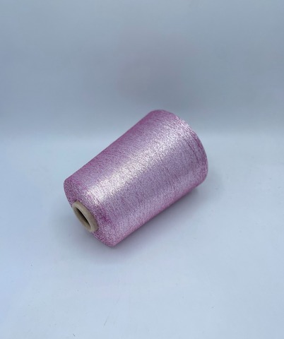Filati BE.MI.VA (пр.Италия), art-Glitter 14.000м/100гр, 56% металлизированный полиэстер(люрекс), 44% нейлон, цвет- Розовый(43) ,арт.34599