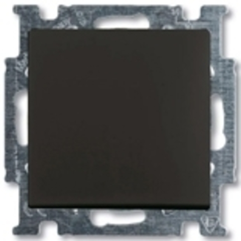 Переключатель промежуточный одноклавишный. Цвет шато-черный. ABB Basic 55. 1012-0-2182