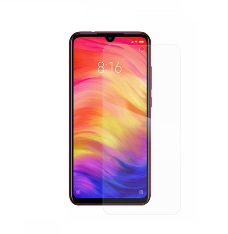 Защитное стекло 2.5D 0,3 мм 9H Premium с отступами от края экрана для Xiaomi Mi 7 (Глянцевое)