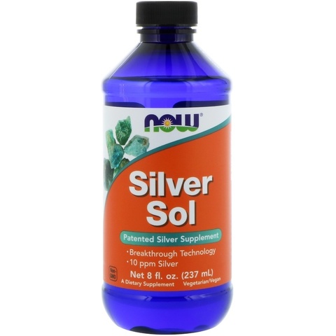 Now Foods, Silver Sol, 8 жидких унций (237 мл)