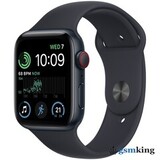 Apple Watch SE 2022 GPS + Cellular 44mm Midnight Aluminium Case with Midnight Sport Band