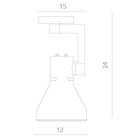 Трековый светильник Arte Lamp NIDO A5108PL-1WH