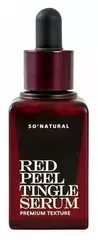 Пилинг- сыворотка кислотная  со спикулами SO NATURAL Red Peel Tingle Serum Premium Texture 20 мл