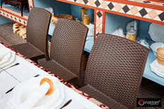 Стул B:rattan VIRGINIA без подлокотников, коричневый