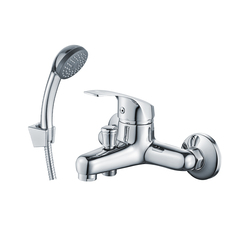 DR71035 Смеситель одноручный для ванны с коротким изливом, хром