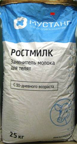 Заменитель цельного молока Ростмилк (Мустанг) 16%